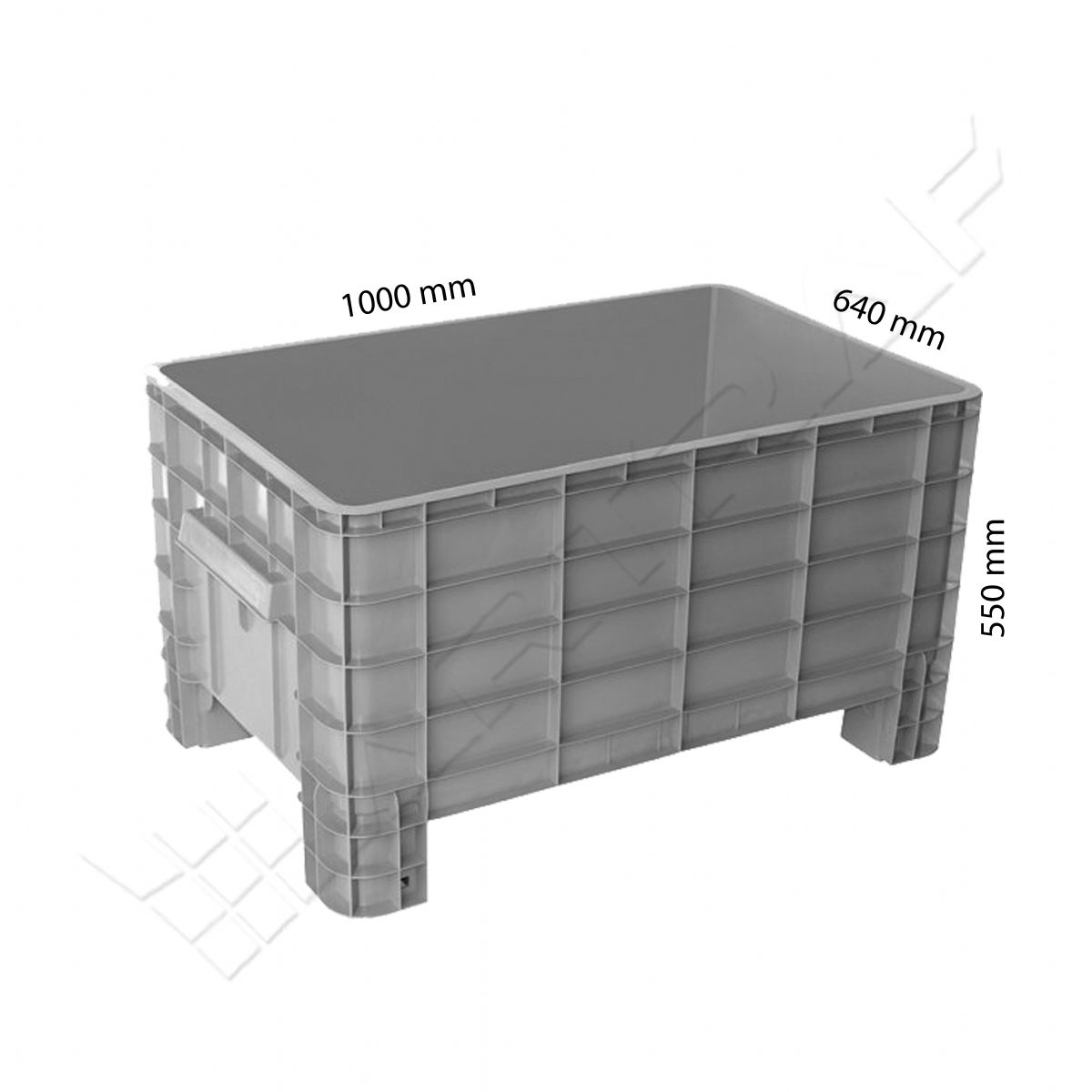 K370 PLASTİK KAPALI KASA ART Raf