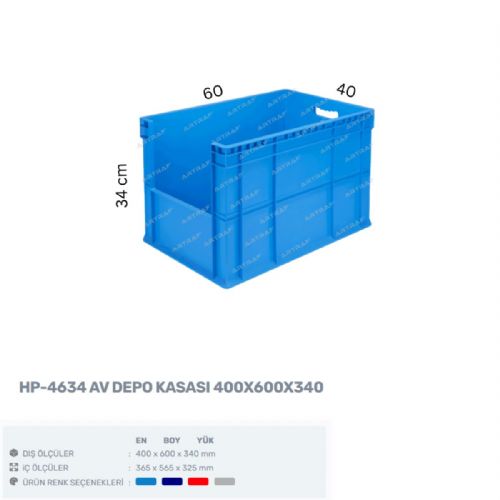  HP-4634-AV-PLASTİK ÖNÜ AÇIK KASA