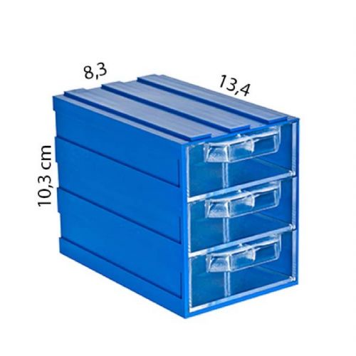 133 - PLASTİK ÇEKMECELİ KUTU