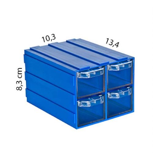 144 - PLASTİK ÇEKMECELİ KUTU