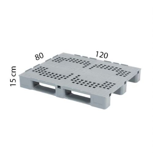 80-120 MW-P - PLASTİK 3 KIZAKLI ÜZERİ DELİKLİ PALET