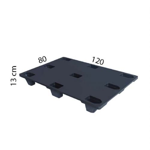 80-120 XEP - PLASTİK 9 AYAKLI ÜSTÜ DELİKLİ PALET