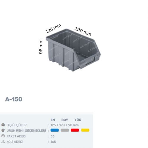 A-150 - PLASTİK AVADANLIK KUTUSU