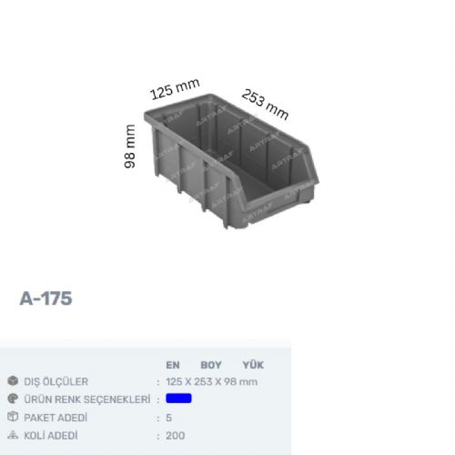 A-175 - PLASTİK AVADANLIK KUTUSU