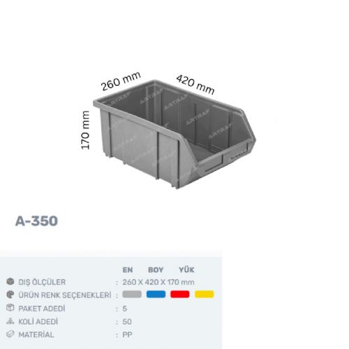 A-350 - PLASTİK AVADANLIK KUTUSU