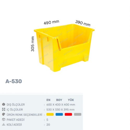 A-530 - PLASTİK AVADANLIK KUTUSU