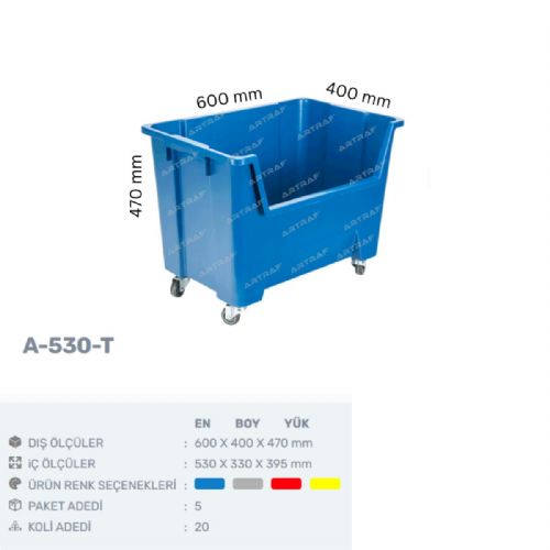 A-530-T - PLASTİK AVADANLIK KUTUSU