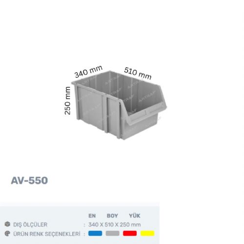 AV-550 - PLASTİK AVADANLIK KUTUSU
