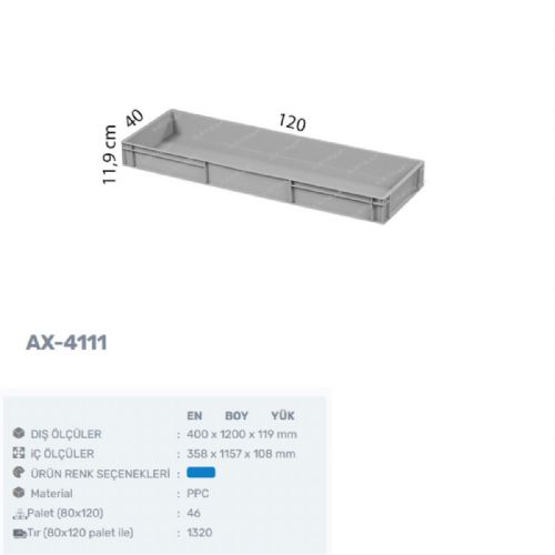 AX-4111 - PLASTİK KASA