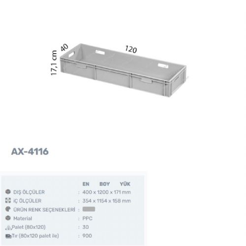 AX-4116 - PLASTİK KASA