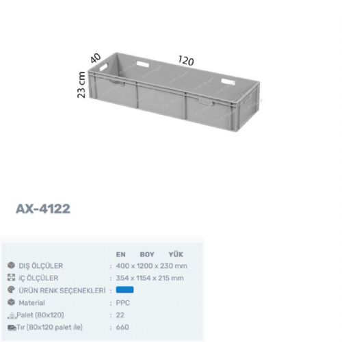 AX-4122 - PLASTİK KASA
