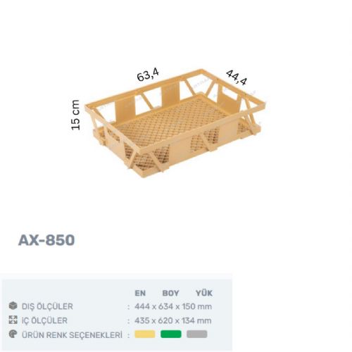 AX-850 - SANDVİÇ, EKMEK KASASI
