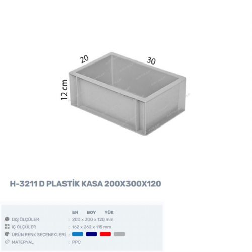 H-3211-D PLASTİK KASA