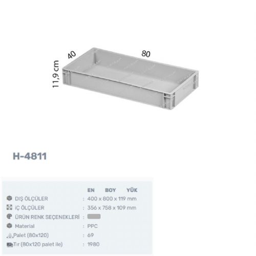 H-4811 - PLASTİK KASA