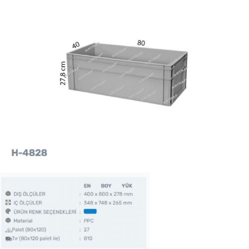 H-4828 - PLASTİK KASA