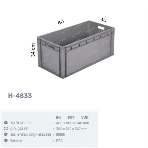 H-4833 - PLASTİK KASA 