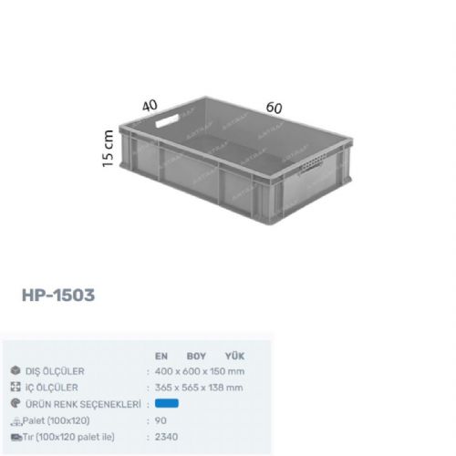 HP-1503 - PLASTİK KASA