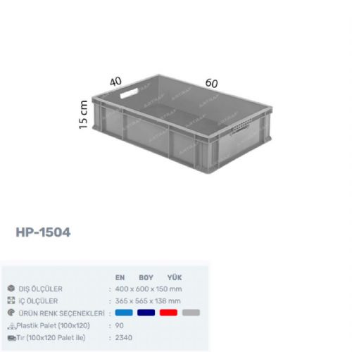 HP-1504 - PLASTİK KASA