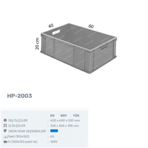 HP-2003 - PLASTİK KASA