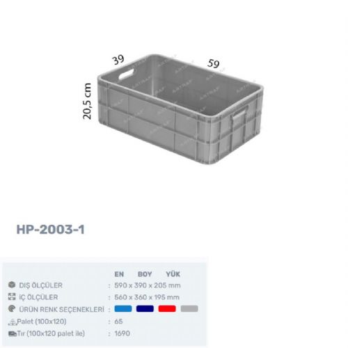 HP-2003-1 PLASTİK KASA