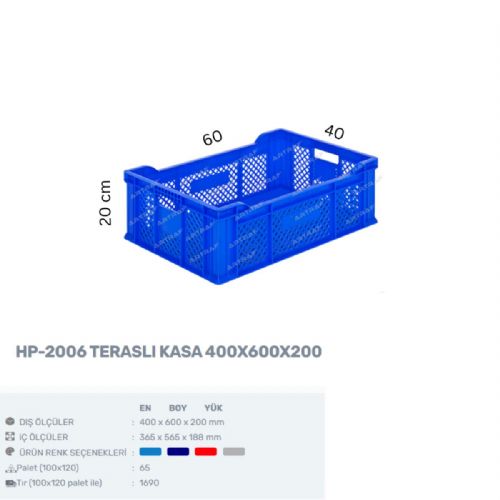 HP-2006 - PLASTİK DELİKLİ KASA