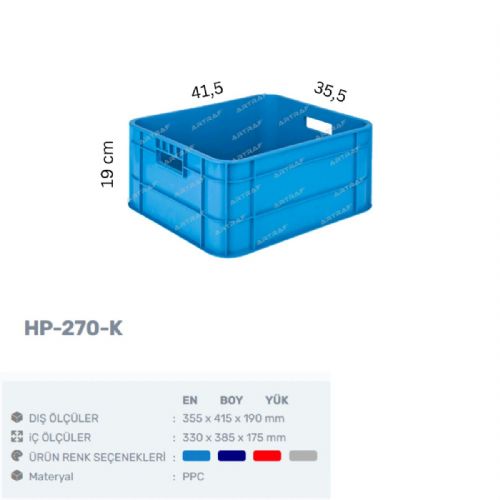HP-270-K - PLASTİK KASA