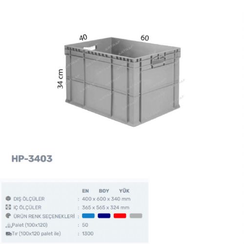HP-3603 - PLASTİK KASA
