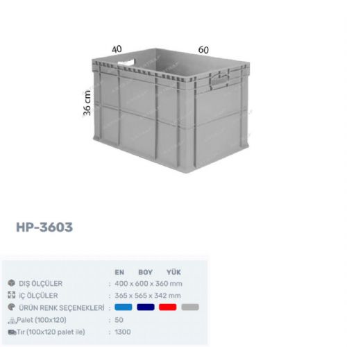 HP-3603 - PLASTİK KASA