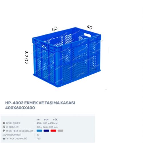 HP-4002 – PLASTİK DELİKLİ KASA