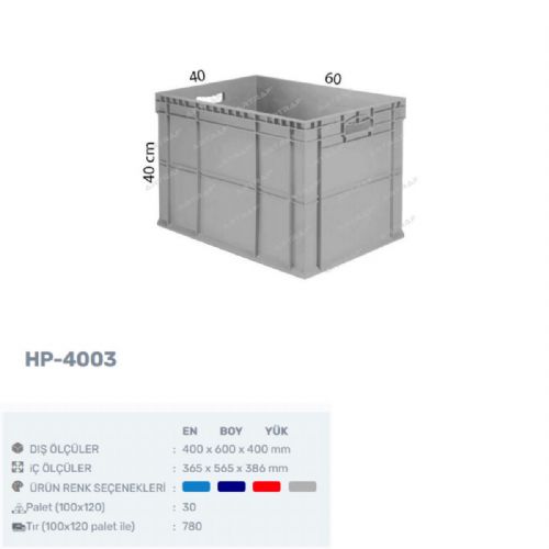 HP-4003 - PLASTİK KASA
