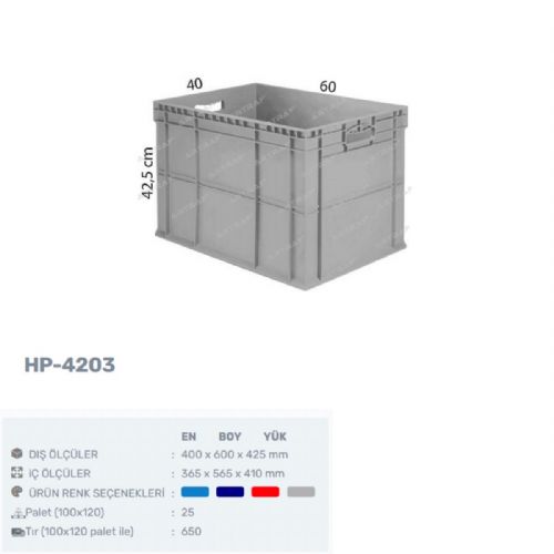 HP-4203 - PLASTİK KASA