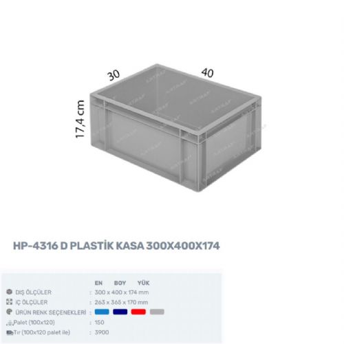 HP-4316-D - PLASTİK KASA 
