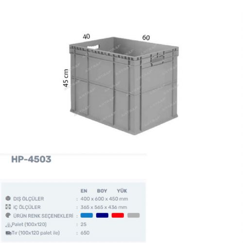 HP-4503 - PLASTİK KASA