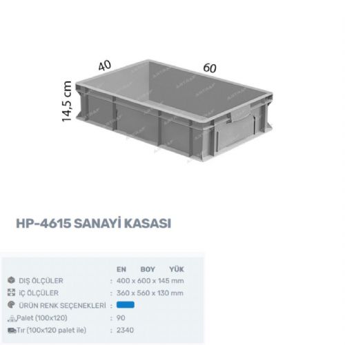 HP-4615 - PLASTİK KASA