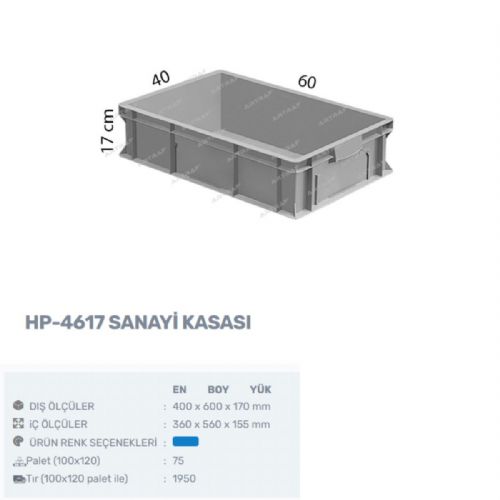 HP-4617 - PLASTİK KASA