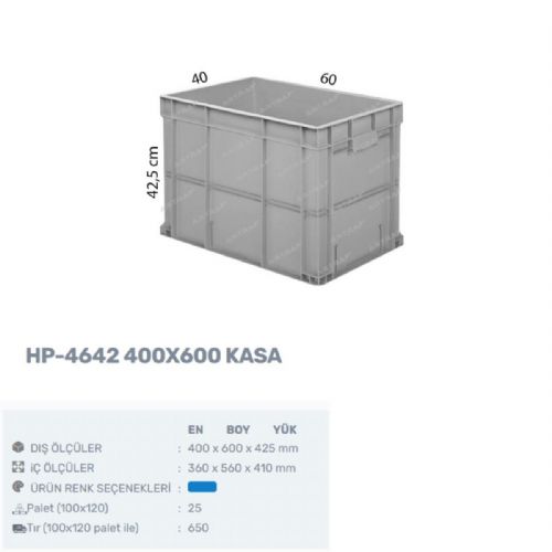HP-4642 - PLASTİK KASA