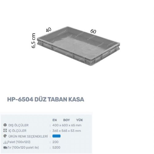 HP-6504 - PLASTİK KASA