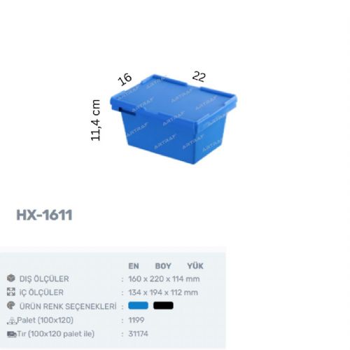HX-1611 KONİK KASA 