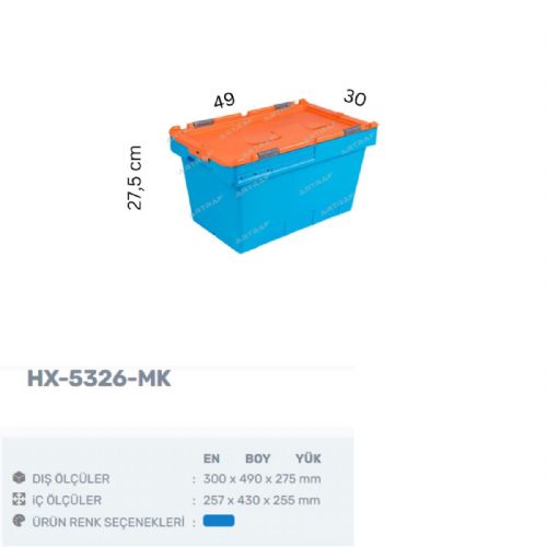 HX-5326 MK KONİK KAPAKLI KASA