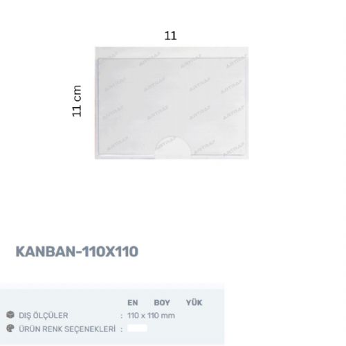 KANBAN-110x110 YAPIŞTIRMA ETİKETİ
