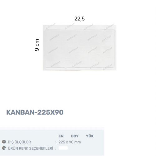 KANBAN-225x90 YAPIŞTIRMA ETİKETİ