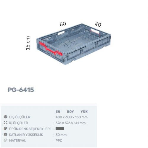 PG-6415 KATLANIR EL MANDALLI DELİKLİ KASALAR