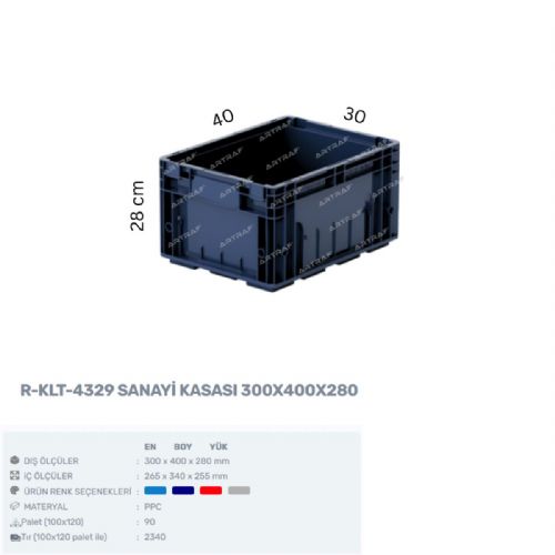 R-KLT-4329 - PLASTİK KASA