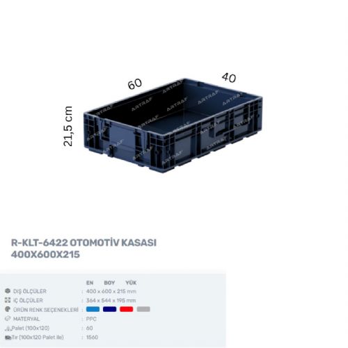R-KLT-6422 - PLASTİK KASA