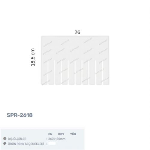 SPR-2618 PLASTİK KASA SEPERATÖRÜ