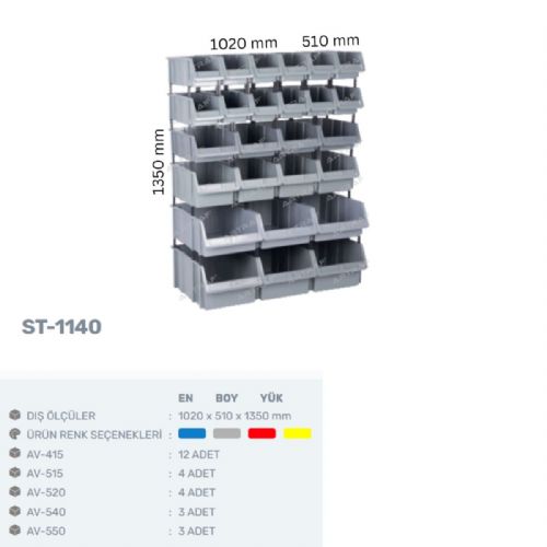 ST-1140 - AVADANLIK SETİ