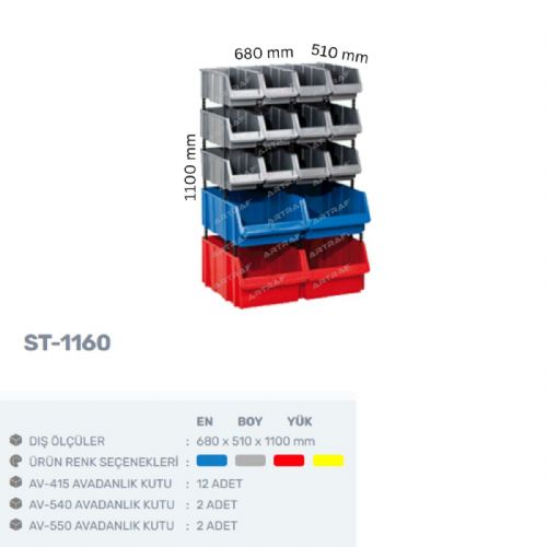ST-1160 - AVADANLIK SETİ