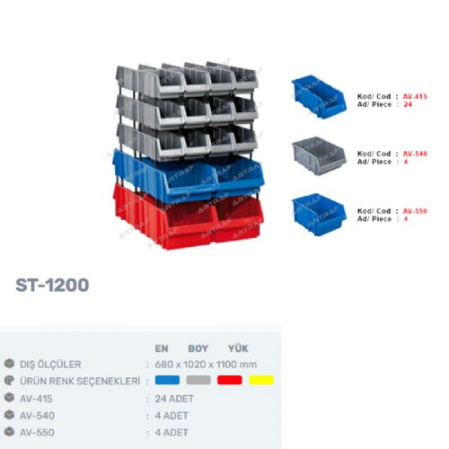 ST-1200 - AVADANLIK SETİ