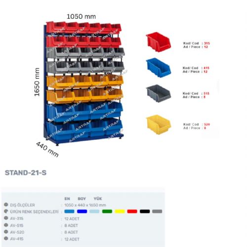 STAND-21 S - AVADANLIK STANDI