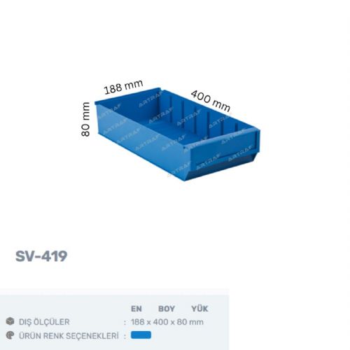 SV-419 - PLASTİK AVADANLIK KUTUSU